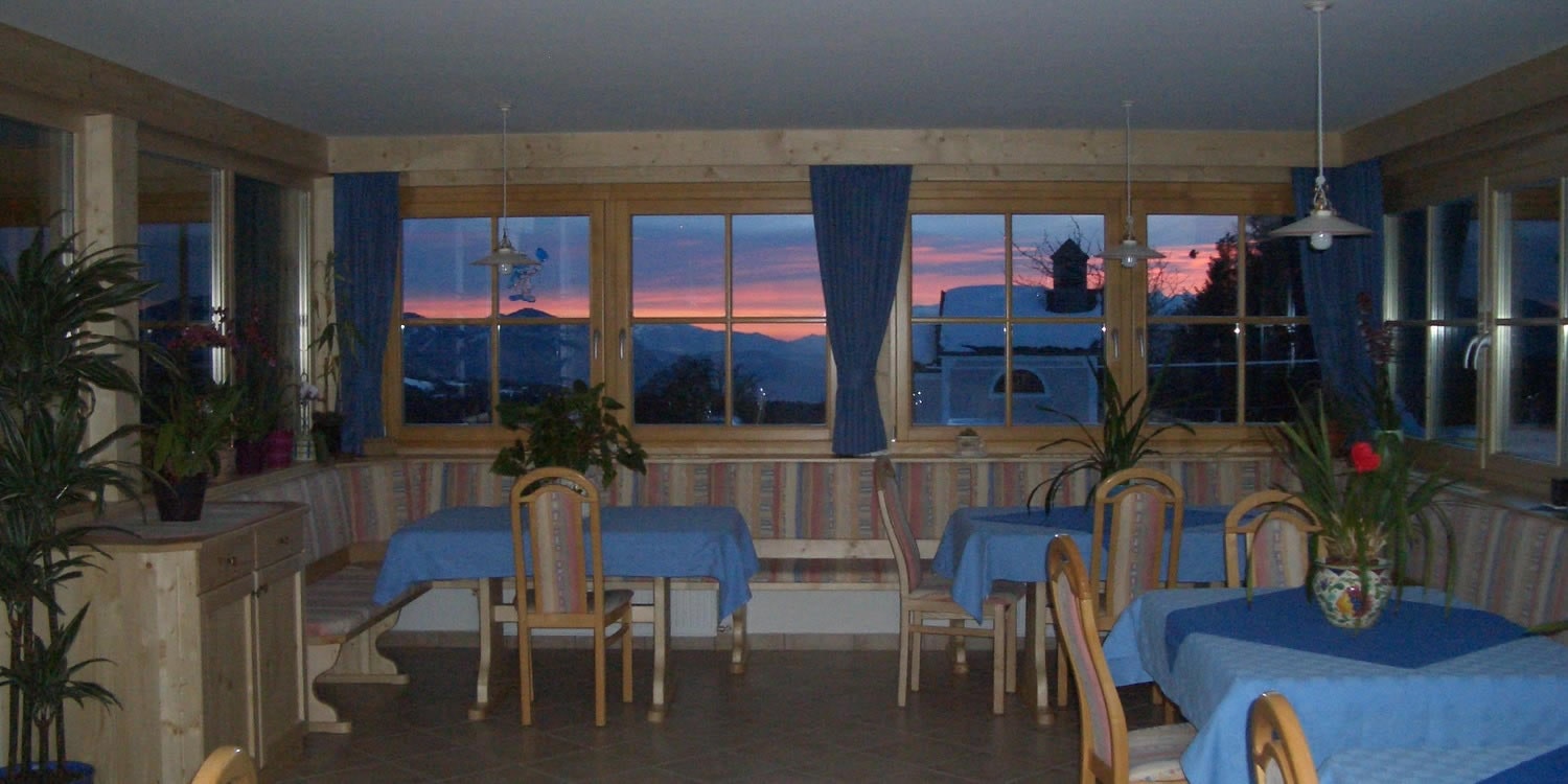 Panorama-Speisesaal ~ Schadnerhof, Deutschnofen (BZ)