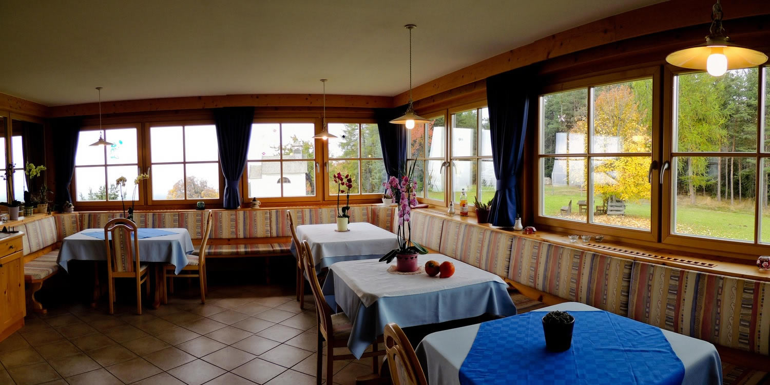 Panorama-Speisesaal ~ Schadnerhof, Deutschnofen (BZ)