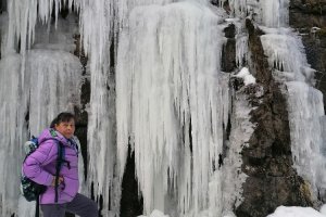 Eisklettern will noch geübt werden
